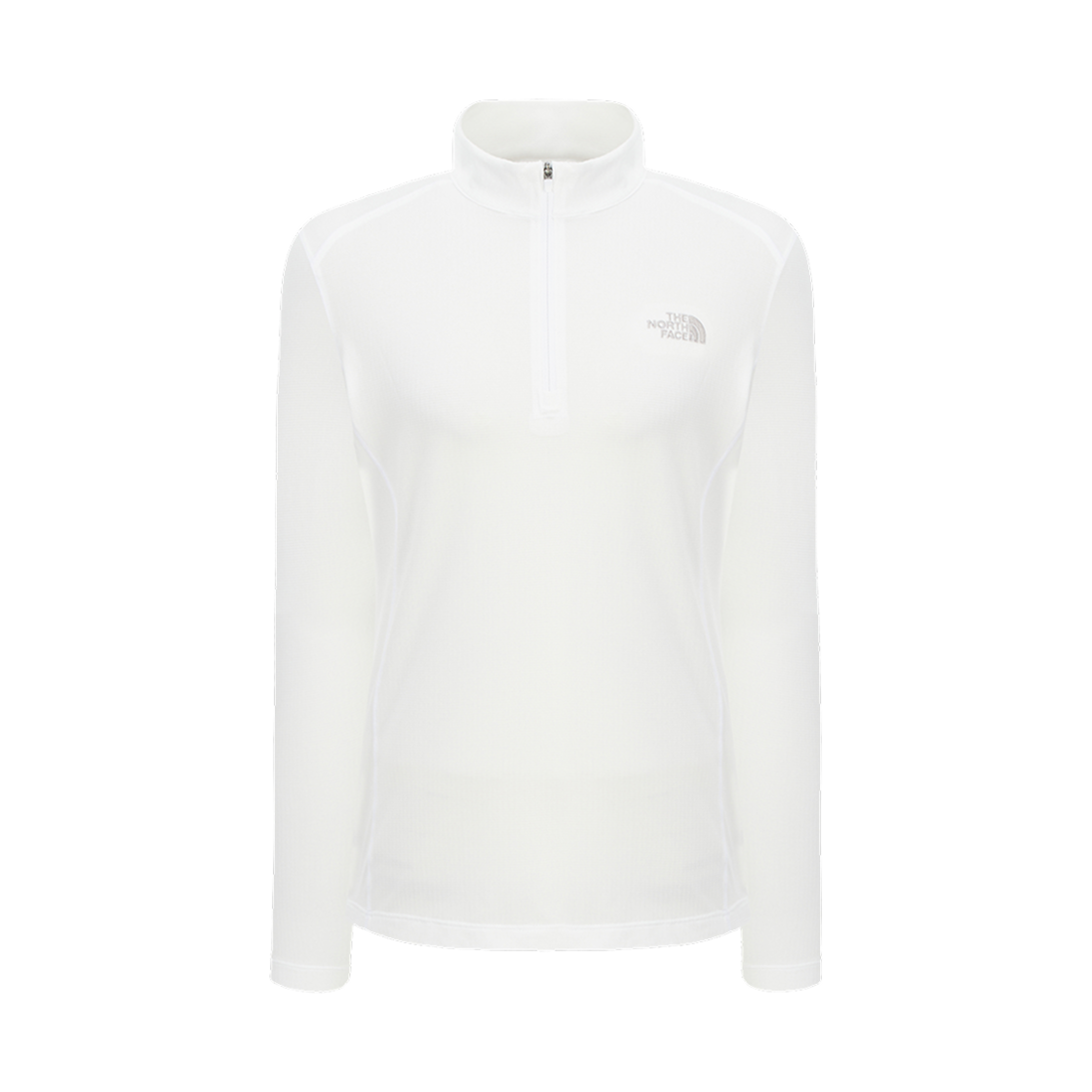 NT7LR32B (W) The North Face Bisti L/S Zip T-Shirt White - 25SS