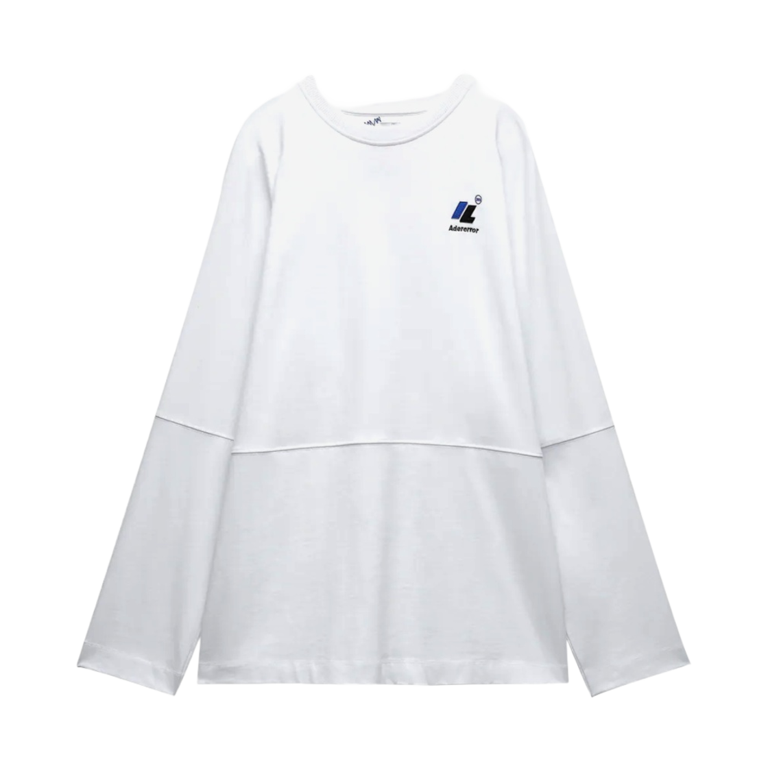 자라 x 아더에러 프리미엄 코튼 롱슬리브 티셔츠 화이트(Zara x Ader Error Premium Cotton Long Sleeve T-Shirt White)