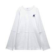 Zara x Ader Error Premium Cotton Long Sleeve T-Shirt White