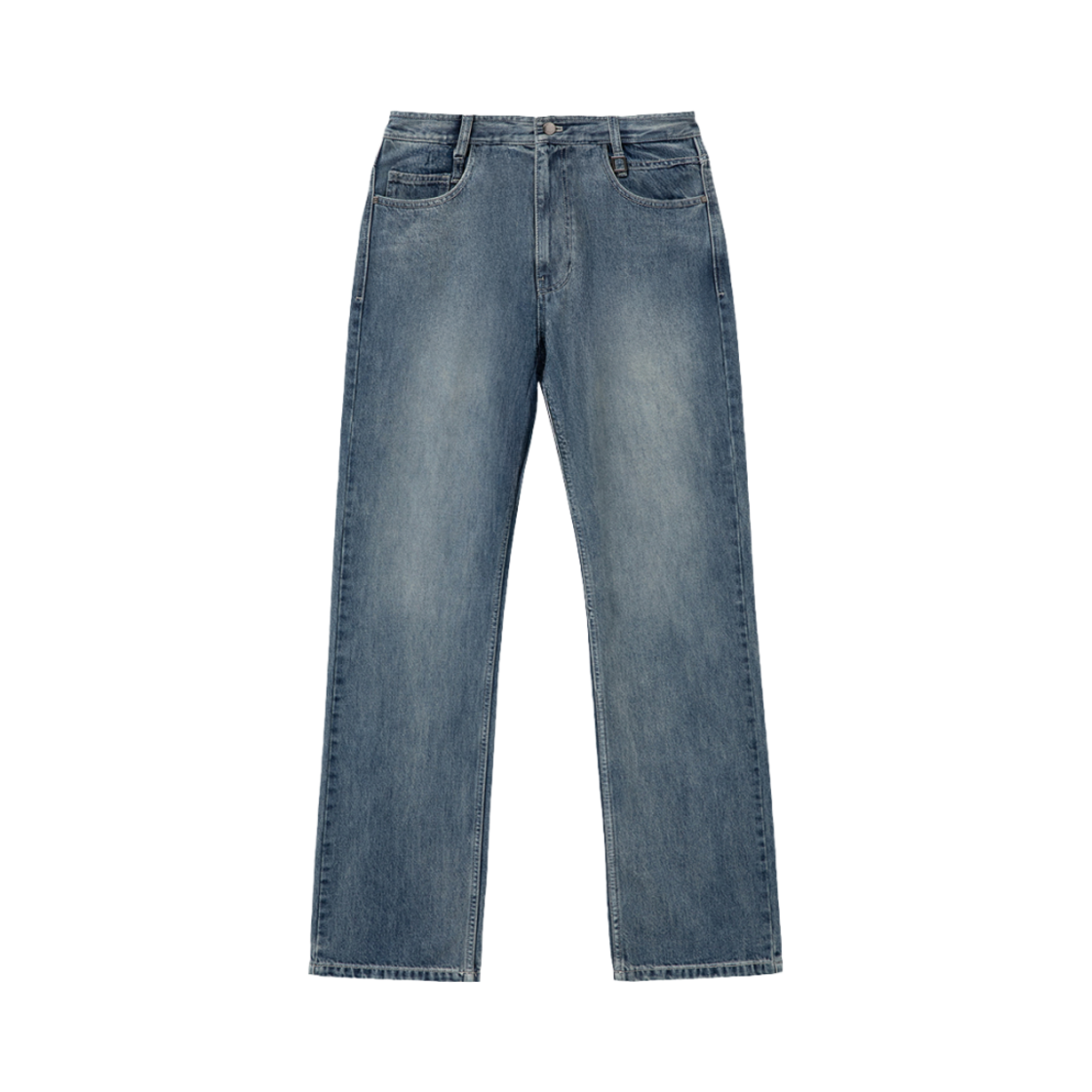 W243PT21983L Wooyoungmi Straight Denim Pants Blue - 24FW