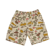 Human Made x Kaws Camo Shorts Brown