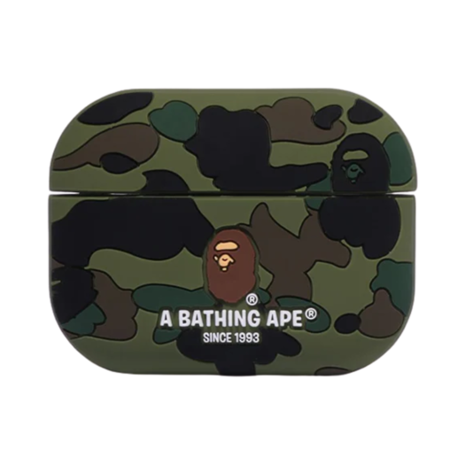- BAPE 1st Camo AirPods Pro Case Green