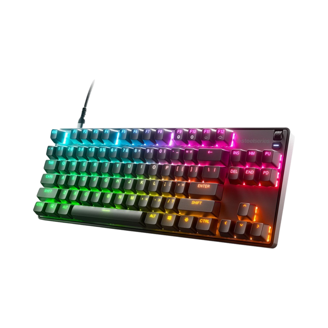 스틸시리즈 에이펙스 9 TKL 게이밍 키보드 영문 자판 블랙 (국내 정식 발매 제품)(Steelseries Apex 9 TKL Gaming Keyboard US English Black (Korean Ver.)) - 1