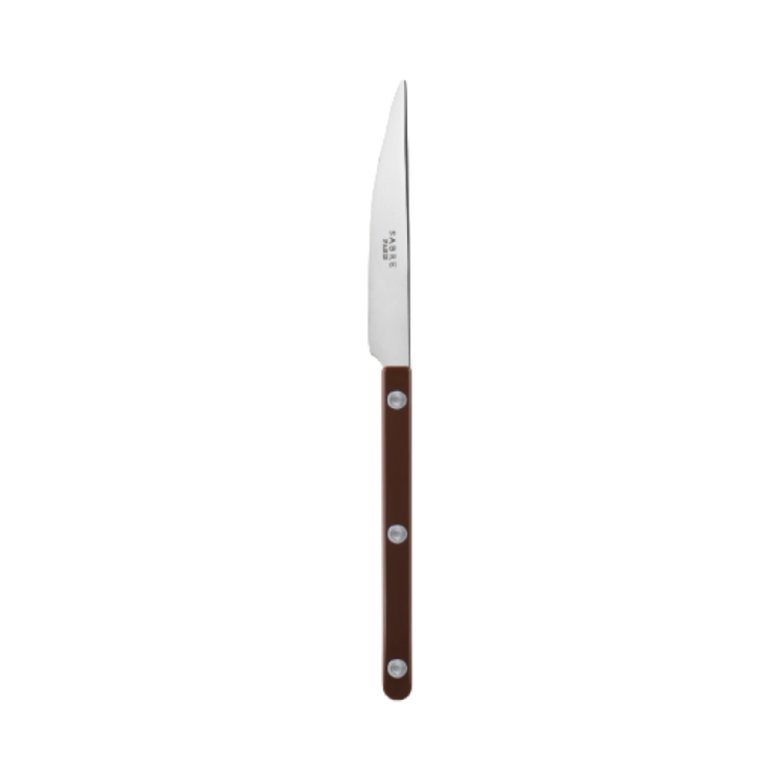 사브르 파리 비스트로 커트러리 샤이니 샐러드 나이프 초콜렛(Sabre Paris Bistrot Cultlery Shiny Salad Knife Chocolate)