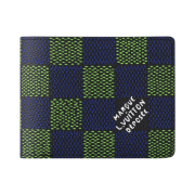 Louis Vuitton Multiple Wallet Blue Green