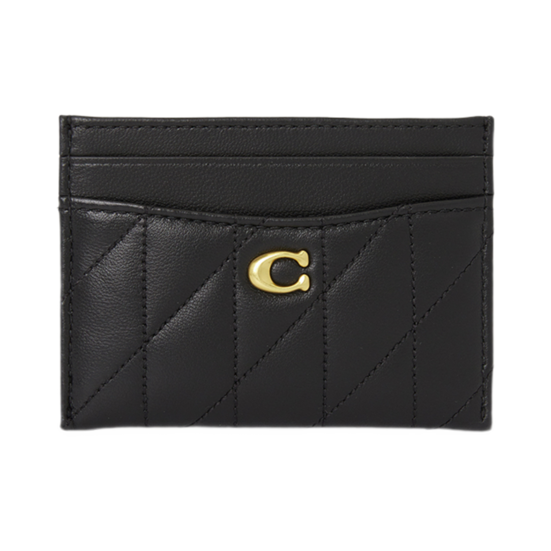 코치 카드 홀더 월렛 블랙(Coach Card Holder Wallet Black)