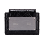 Matin Kim Quilting Accordion Wallet Black