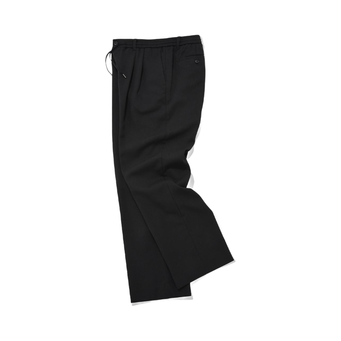 커버낫 세미 와이드 이지 밴딩 슬랙스 블랙(Covernat Semi Wide Easy Banding Slacks Black) - 2