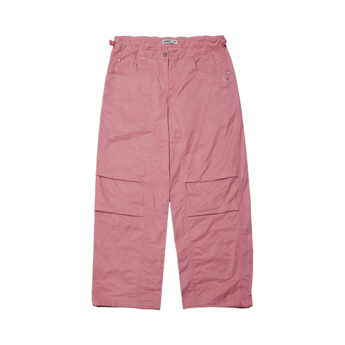 - Open Yy Color Busan Parachute Pants Pink