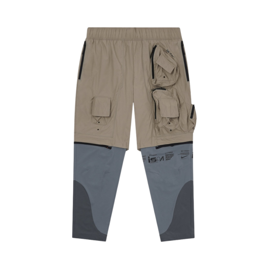 Nike NRG ISPA Convertible Pants Khaki Black Cool Grey
