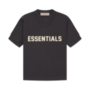(Kids) Essentials V-Neck T-Shirt Iron - 22SS