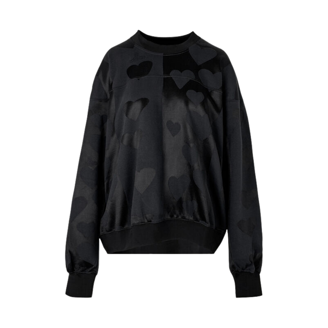 비비안 웨스트우드 프레쉬 스웨트셔츠 블랙 하트 스트라이프(Vivienne Westwood Fresh Sweatshirt Black Heart Stripe) - 1