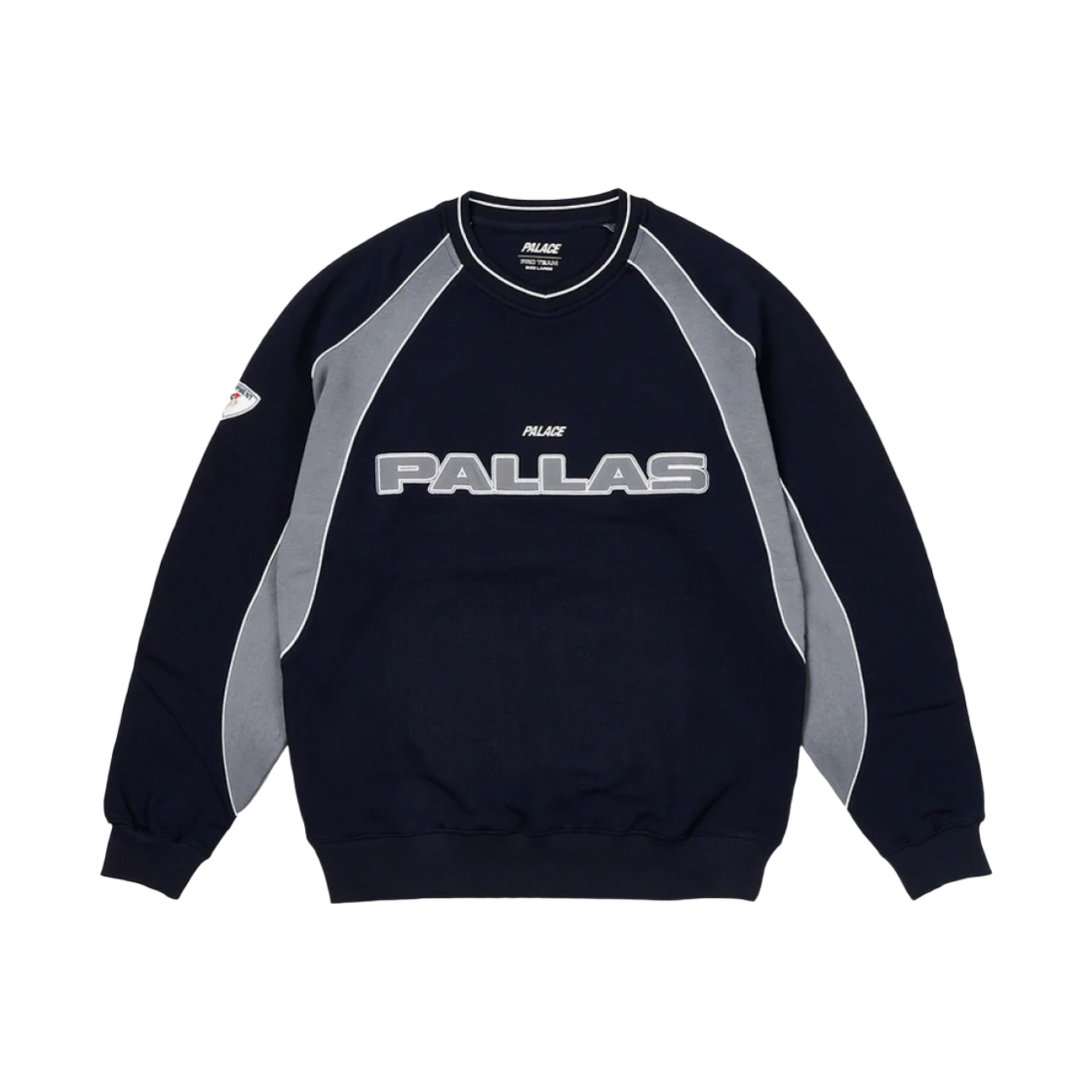 팔라스 팔라스 패널 크루 네이비 - 23FW(Palace Pallas Panel Crew Navy - 23FW)