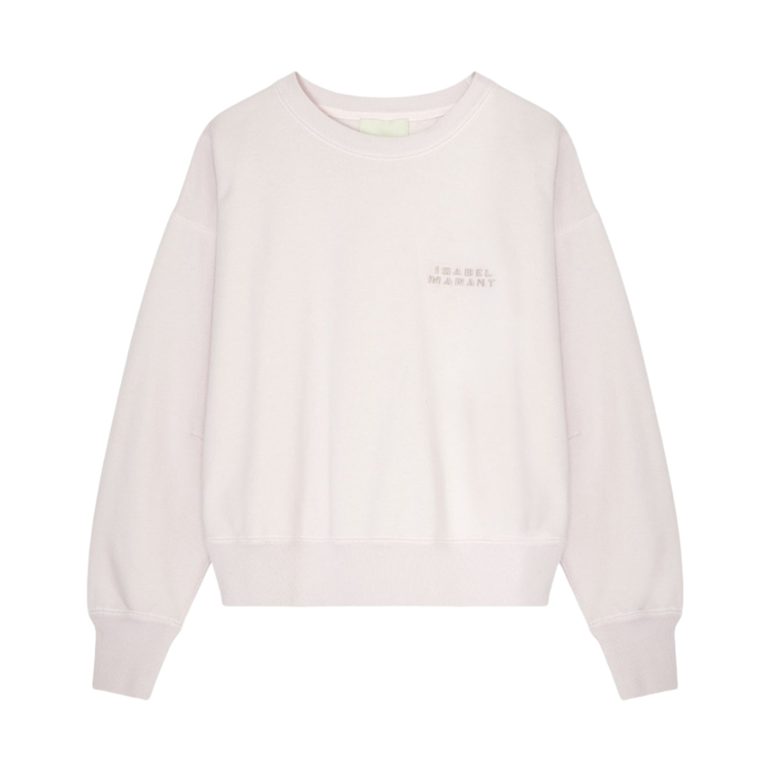 (W) 이자벨 마랑 샤드 로고 스웨트셔츠 라이트 핑크 - 23FW((W) Isabel Marant Shad Logo Sweatshirt Light Pink - 23FW) - 1