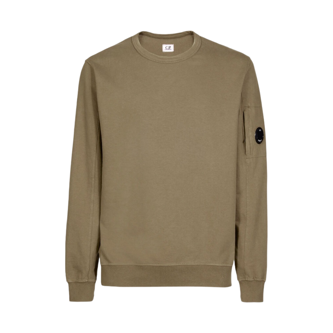 14CMSS032A002246G339 C.P. Company Light Fleece Sweatshirt Lead Grey - 23SS