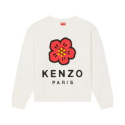 Kenzo Boke Flower Crewneck Sweatshirt Off White