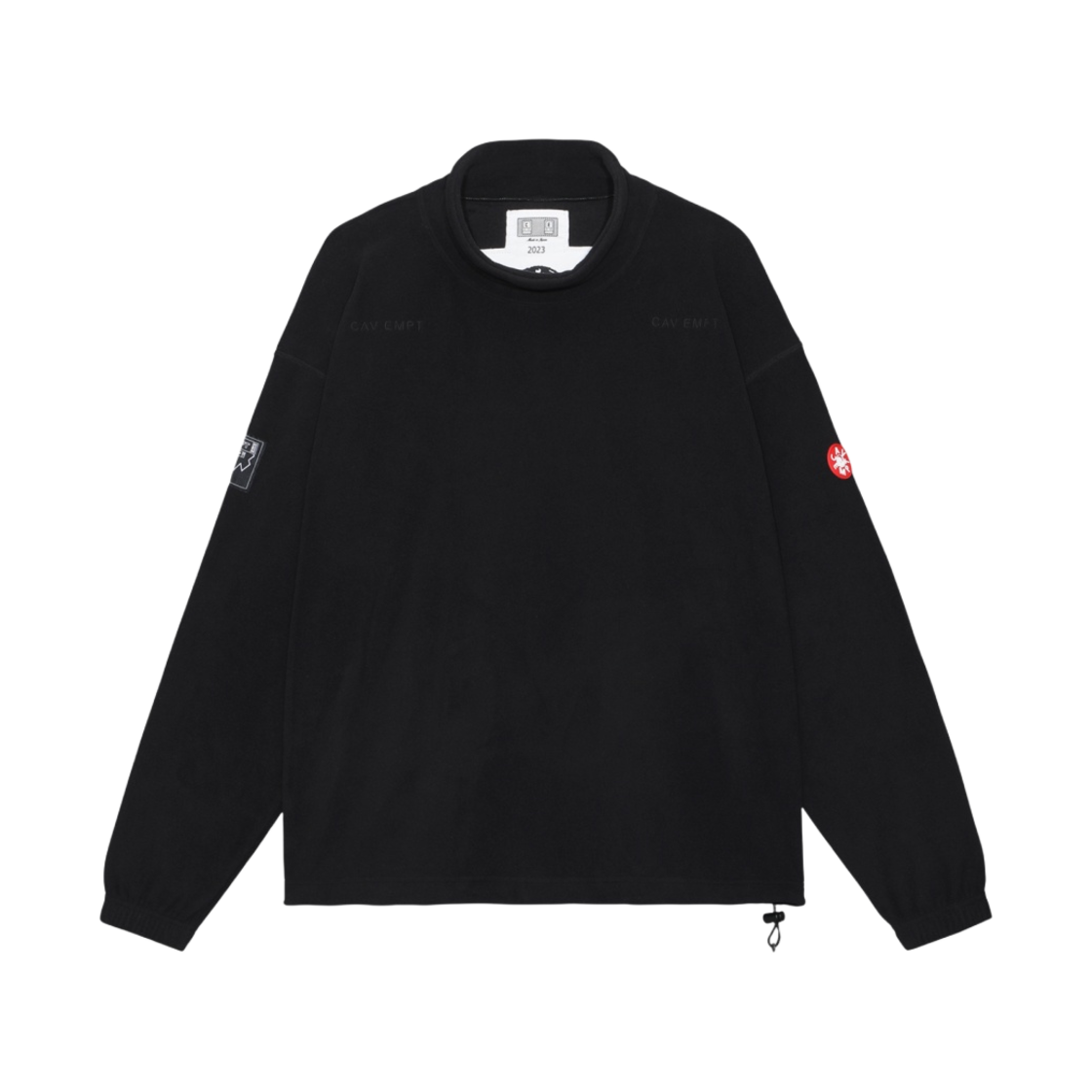 카브엠트 하이 넥 플리스 풀오버 블랙 - 23SS(Cav Empt High Neck Fleece Pullover Black - 23SS) - 1