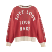 Saint Mxxxxxx Soft Love Sweatshirt Red - 24AW