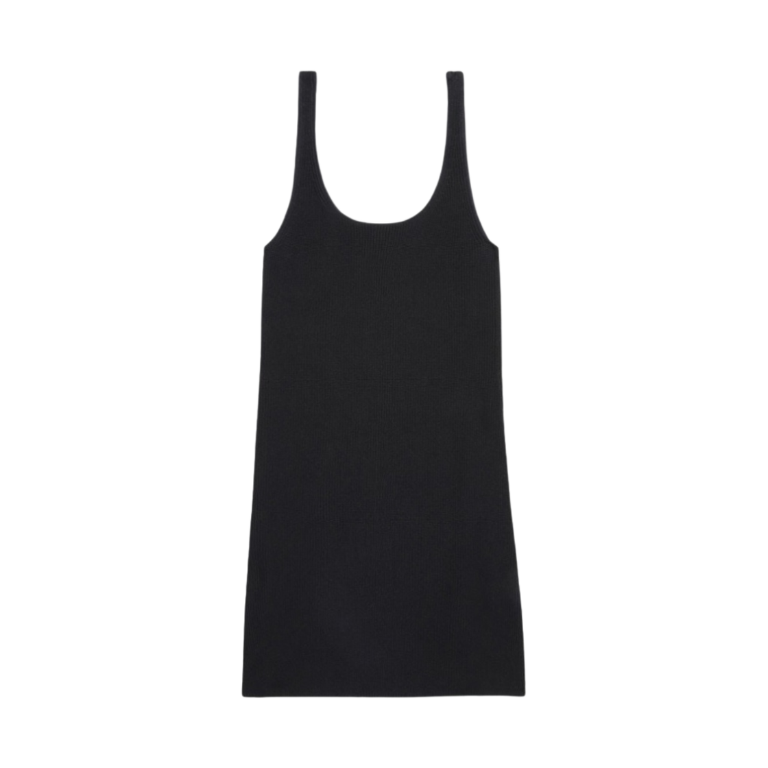 40310WDBAE (W) Calvin Klein x Jennie Slim Fit Scoop Neck Mini Dress Black Beauty