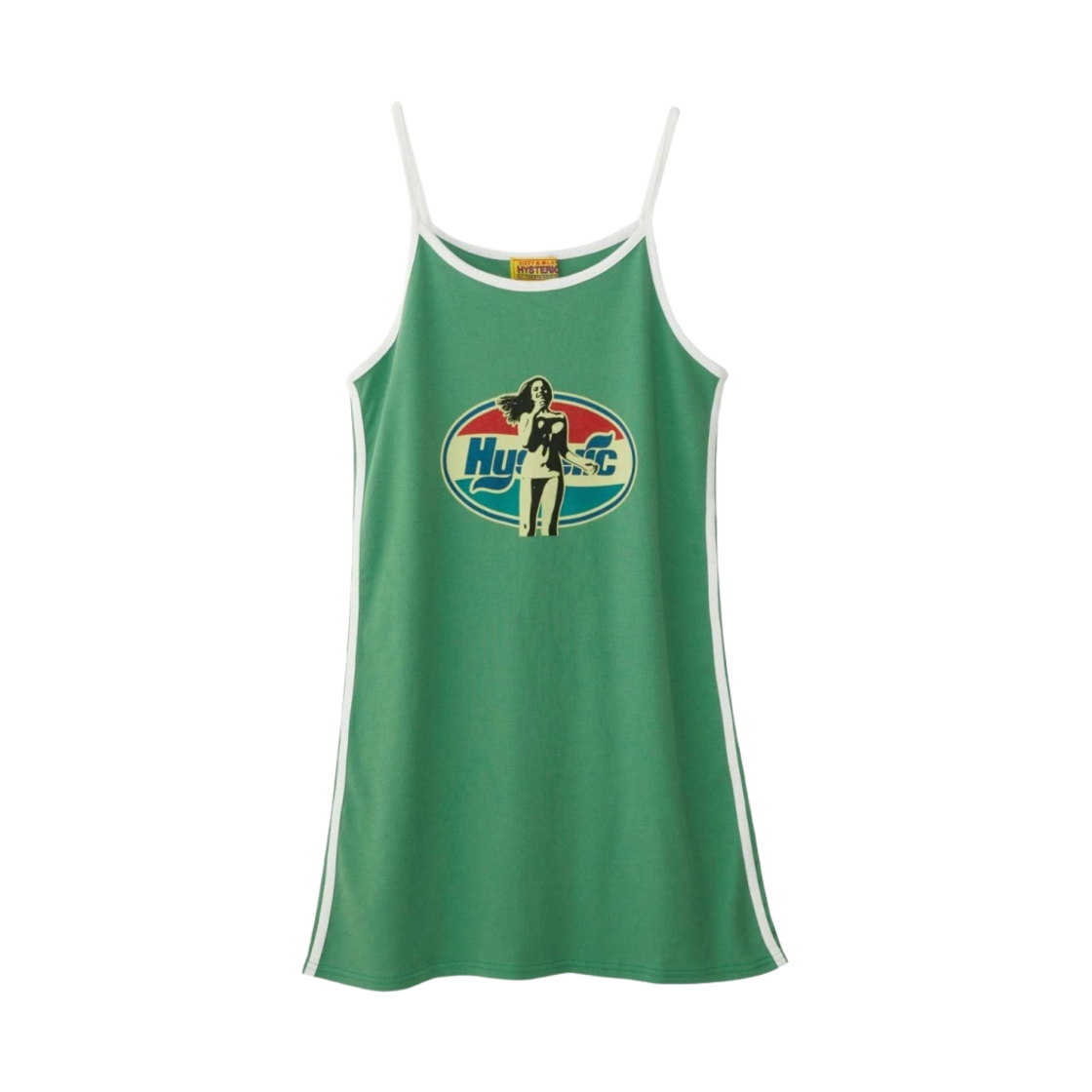 (W) 히스테릭 글래머 판타스틱 걸 원피스 그린((W) Hysteric Glamour Fantastic Girl One Piece Green) - 1
