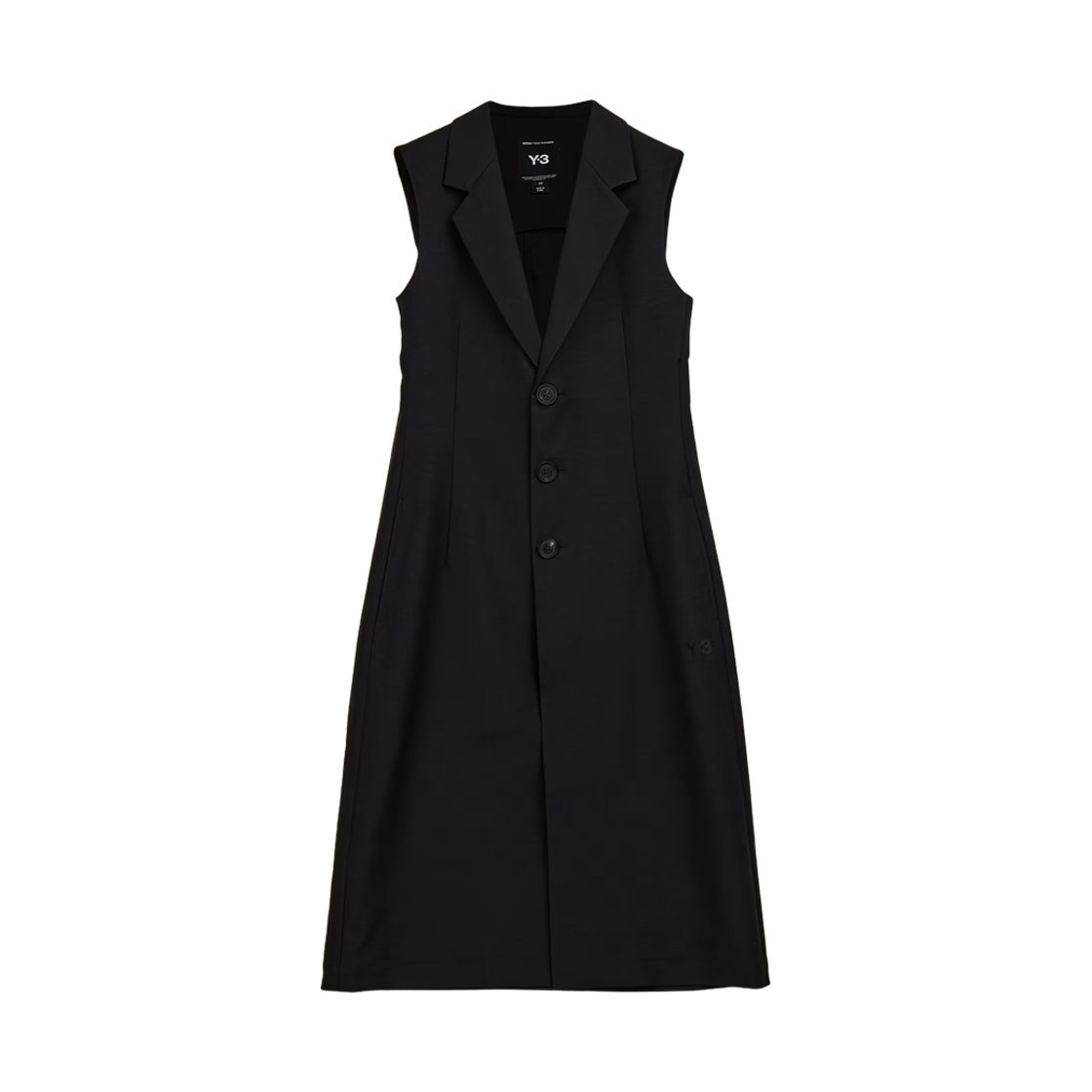 JN3703 (W) Y-3 Sport Uniform Tailored Patch Vest Black