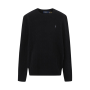 [30%적립] Polo Ralph Lauren Cable Knit Wool Cashmere Sweater Polo Black