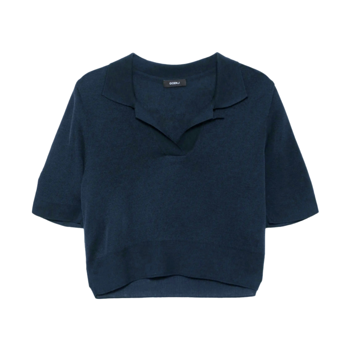 고엔제이 브리즈 폴로 니트 탑(GOEN.J Breeze Polo Knit Top)