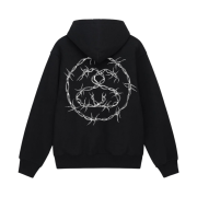 Stussy Barb Hoodie Black