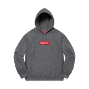 Supreme Box Logo Hooded Sweatshirt Charcoal - 21FW