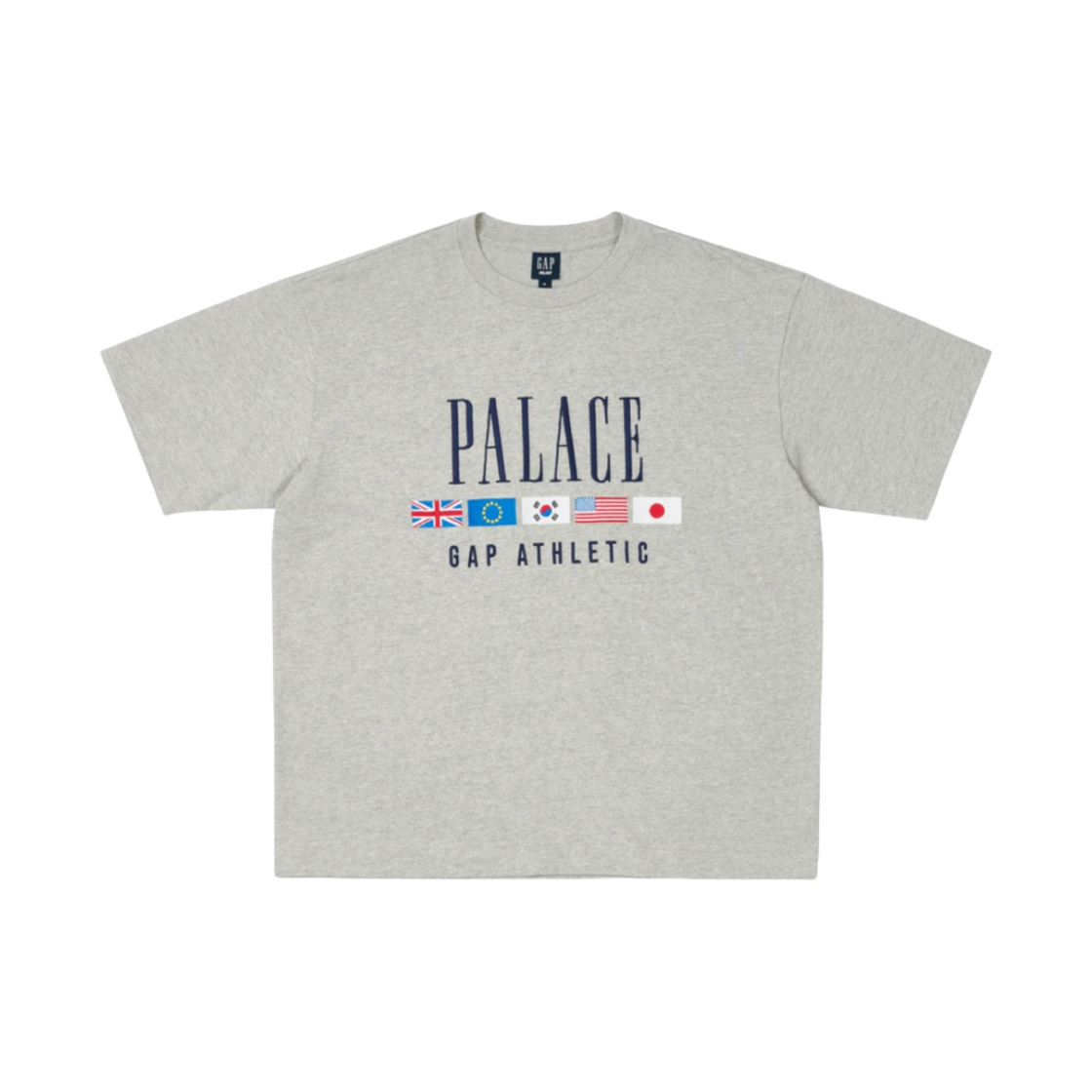 팔라스 x 갭 헤비 저지 티셔츠 그레이 - 24SS(Palace x Gap Heavy Jersey T-Shirt Grey - 24SS)