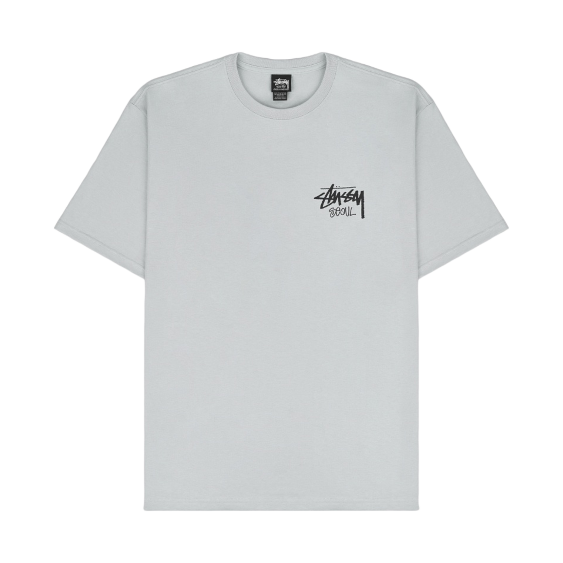 스투시 스탁 서울 티셔츠 포그 2024(Stussy Stock Seoul T-Shirt Fog 2024)