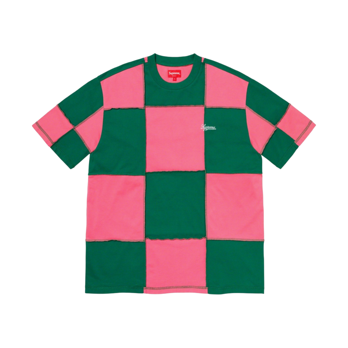 슈프림 패치워크 숏슬리브 탑 그린 - 20SS
