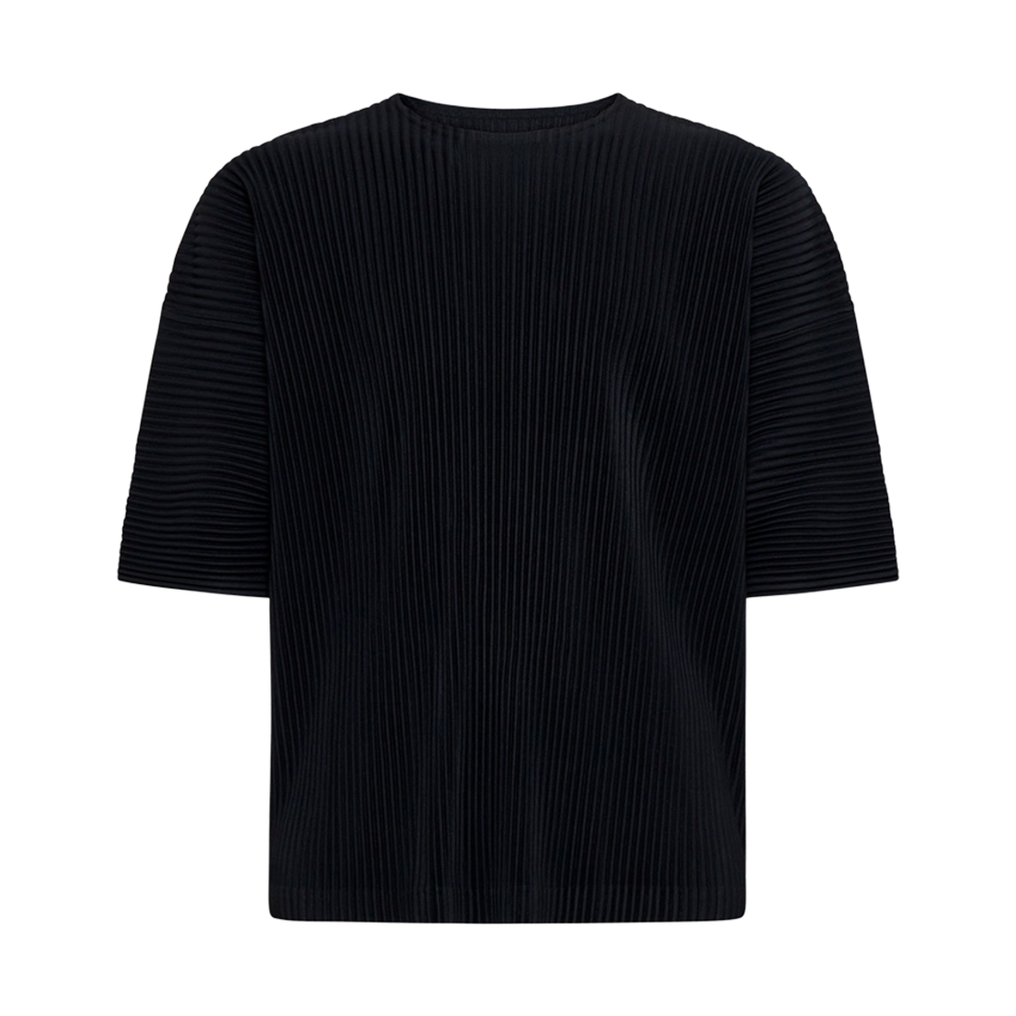 HP48-JK103-15 Homme Plisse Issey Miyake MC July T-Shirt Black
