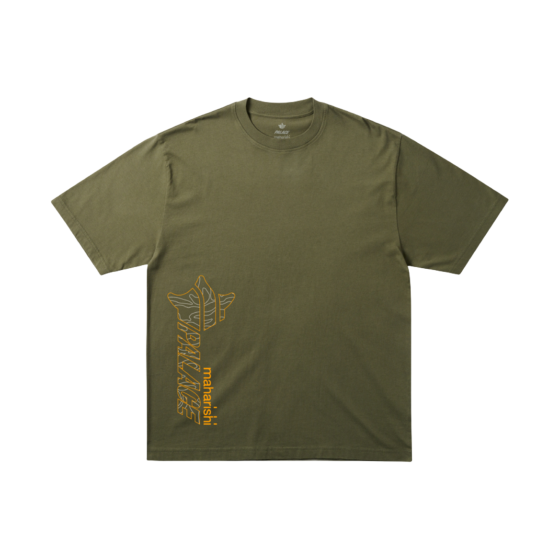 팔라스 x 마하리시 템플 스타 티셔츠 올리브 - 25SS(Palace x Maharishi Templea Star T-Shirt Olive - 25SS) - 2