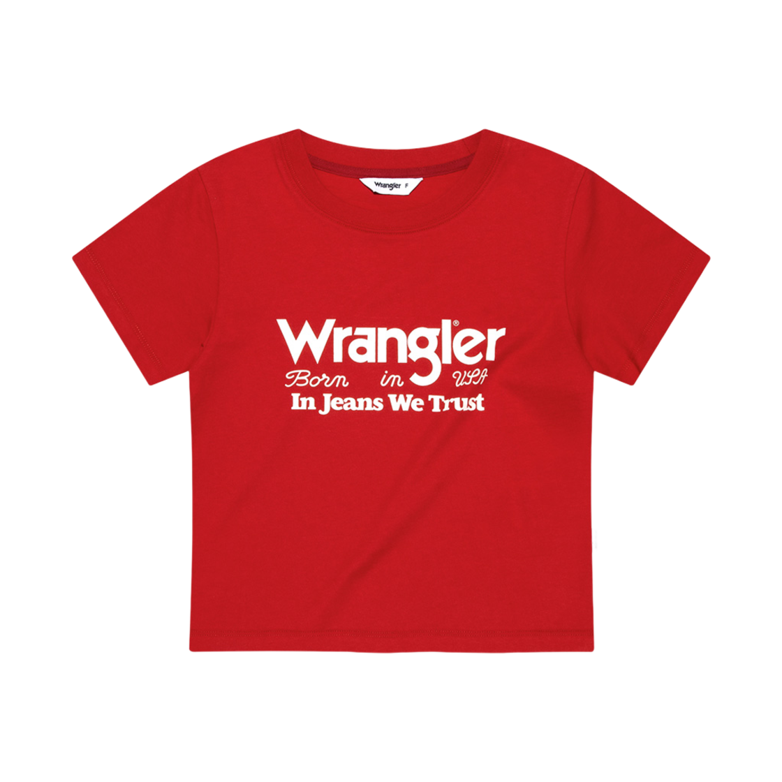 WR2502ST54RD Wrangler (W) Letters Baby T-Shirt Red