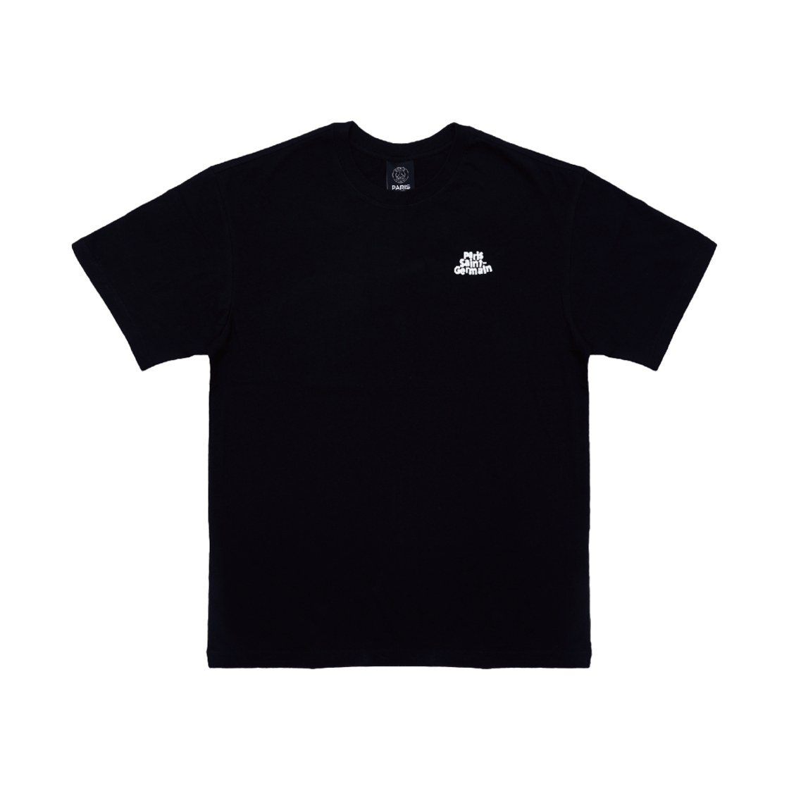 오버더피치 파리 생제르망 백 핸드라이팅로고 티셔츠 블랙(Over The Pitch PSG back handwritinglogo t)