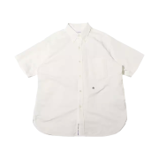 Nanamica Button Down Wind H/S Shirt White