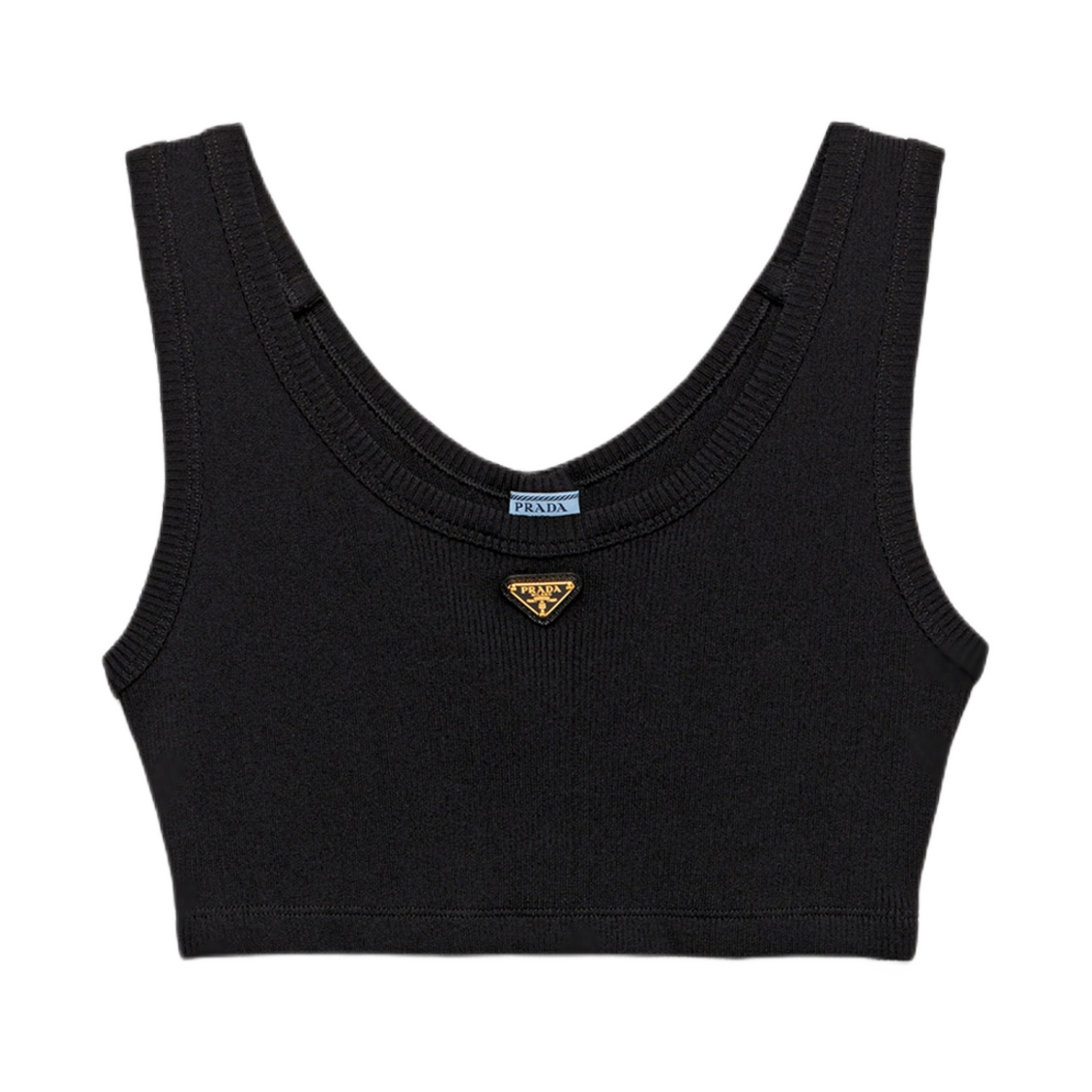 39546C-10Z0-F0002 (W) Prada Jersey Top Black
