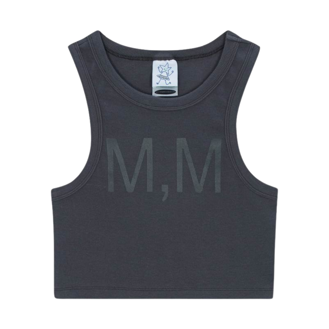 모스키토 머더러스 우먼 엠엠 크롭 슬리브리스 차콜(Mosquito Murderers Women M,M Crop Sleeveless Charcoal)