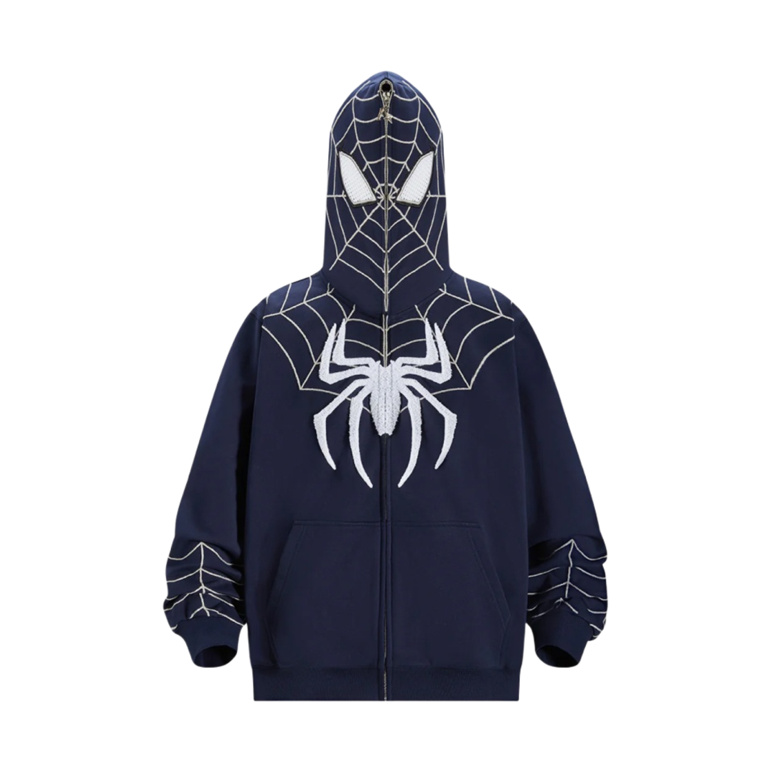 카카지 풀 집 후드 스파이더맨 다크 블루(Kakazzy Full Zip Hoodie Spider Man Dark Blue)