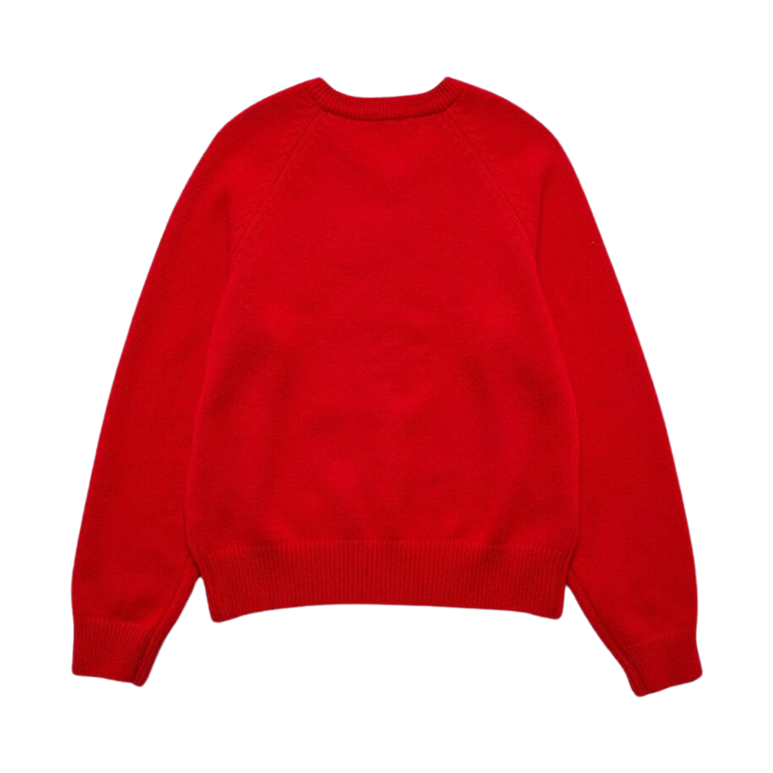 던스트 메리노 울 브이넥 스웨터 레드(Dunst Merino Wool V-Neck Sweater Red) - 2
