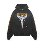 Represent Reborn Hoodie Aged Black