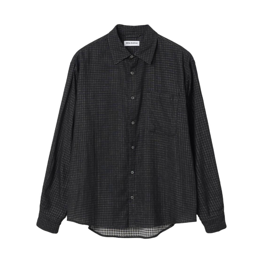 밀로 아카이브 더블 레이어드 셔츠 블랙(Millo Archive Double Layered Shirts Black)