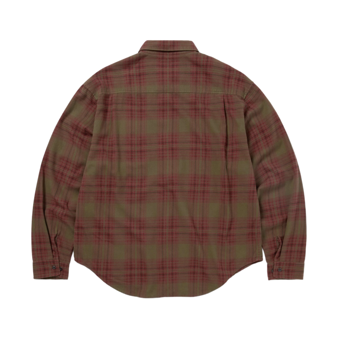 디스이즈네버댓 x 그레이트풀 데드 라이트닝 베어 플레이드 셔츠 카키(thisisneverthat x Grateful Dead Lightning Bear Plaid Shirt Khaki) - 2