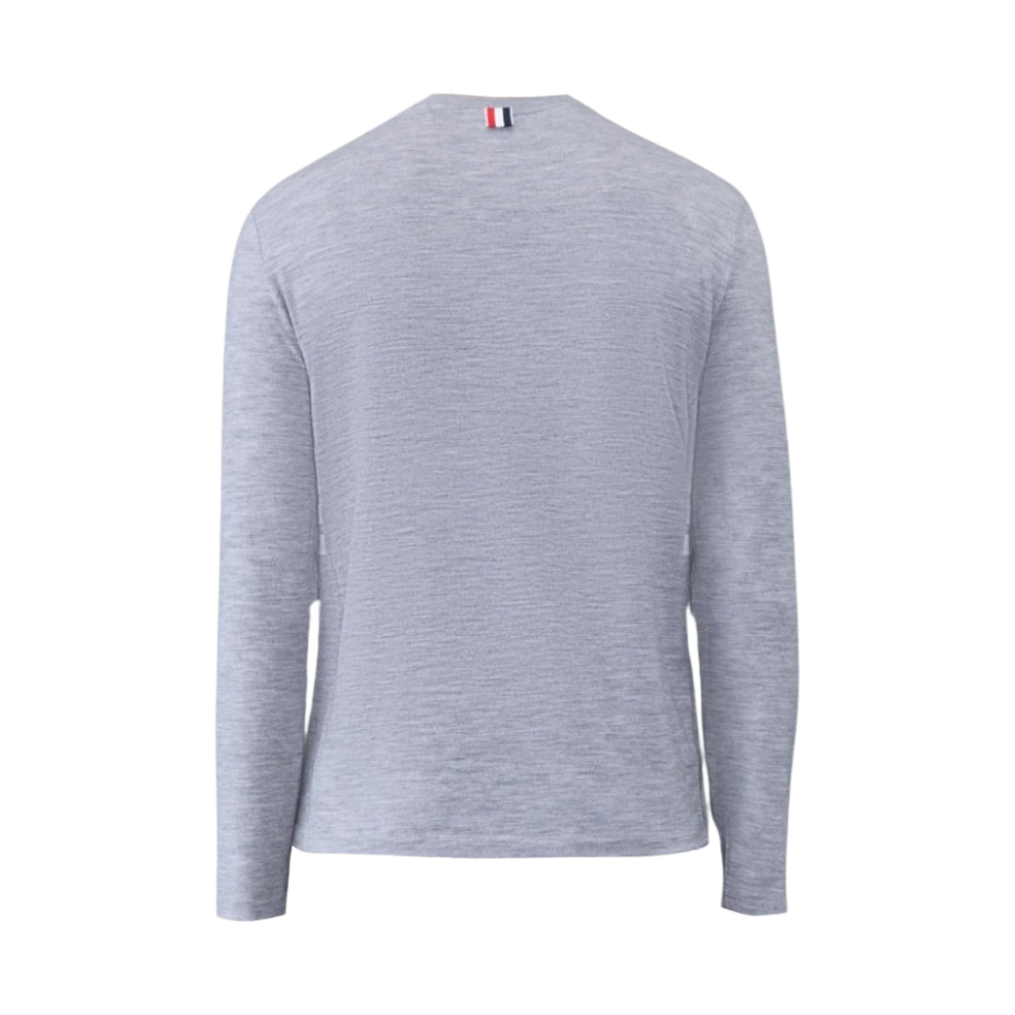 톰브라운 울 저지 사선 롱슬리브 티셔츠 라이트 그레이(Thom Browne Wool Jersey 4-Bar Long Sleeve T-Shirt Light Grey) - 2