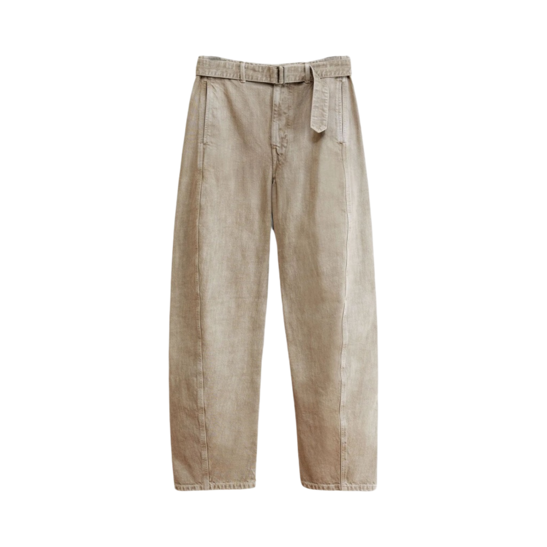 르메르 트위스트 벨트 팬츠 스노위 헤비 데님 스노우 베이지(Lemaire Twisted Belted Pants Heavy Snowy Denim Snow Beige)
