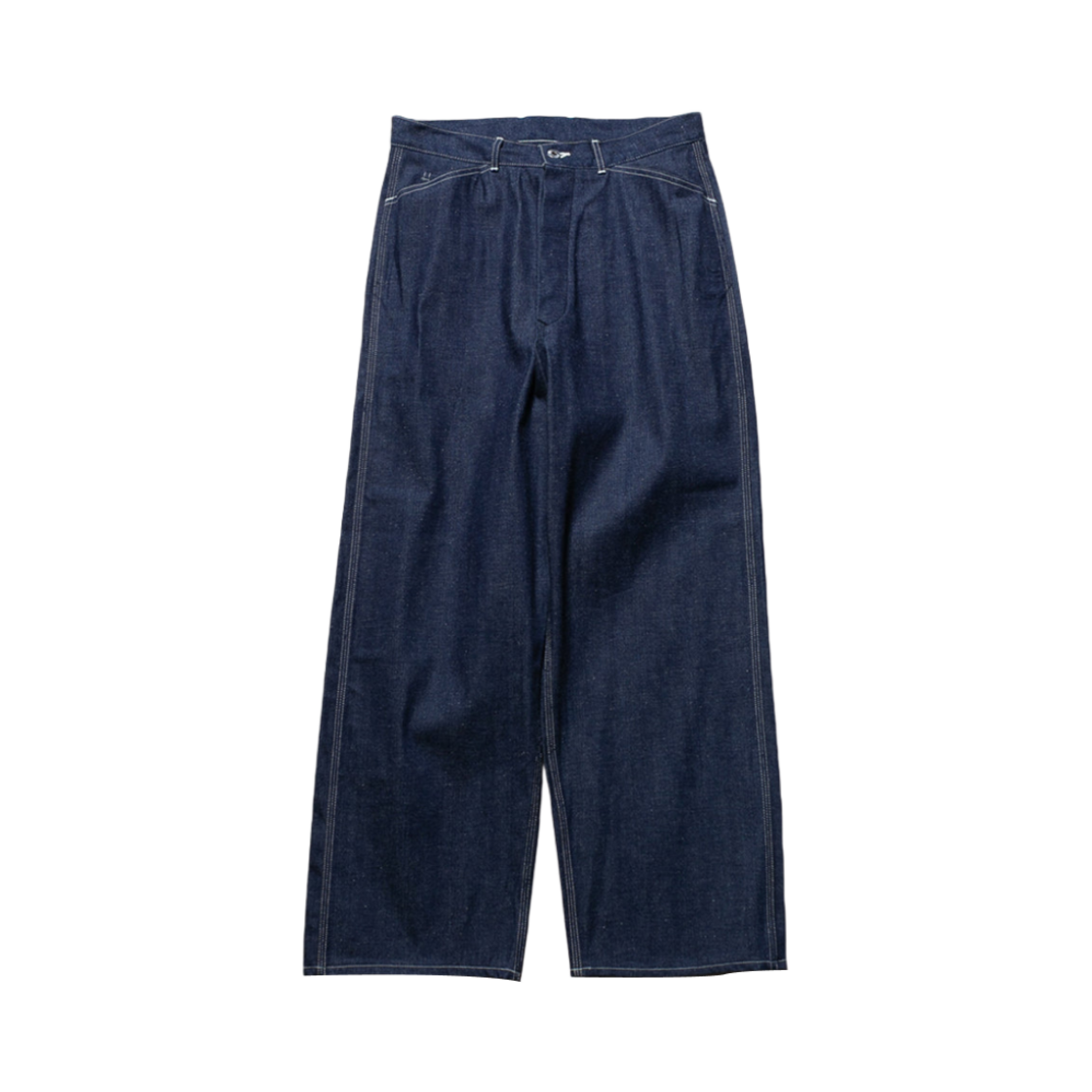 아프레쎄 밀리터리 데님 트라우저 인디고 - 24FW