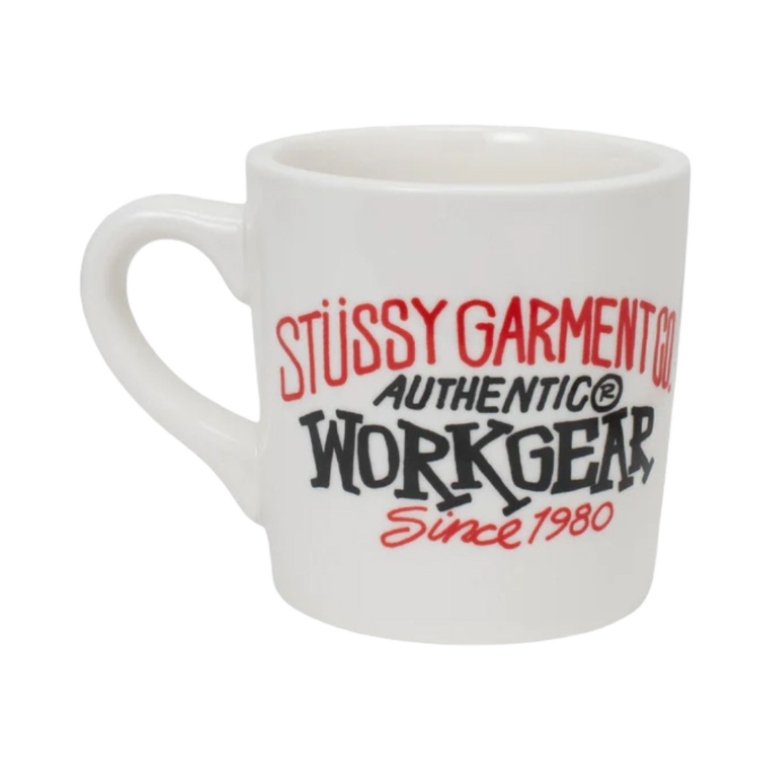 스투시 어센틱 워크기어 머그 화이트(Stussy Authentic Workgear Mug White) - 1