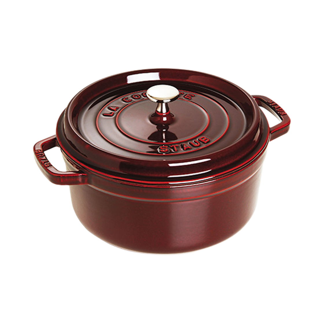 스타우브 원형 꼬꼬떼 4 qt 그레나딘(Staub Round Cocotte 4 qt Grenadine)