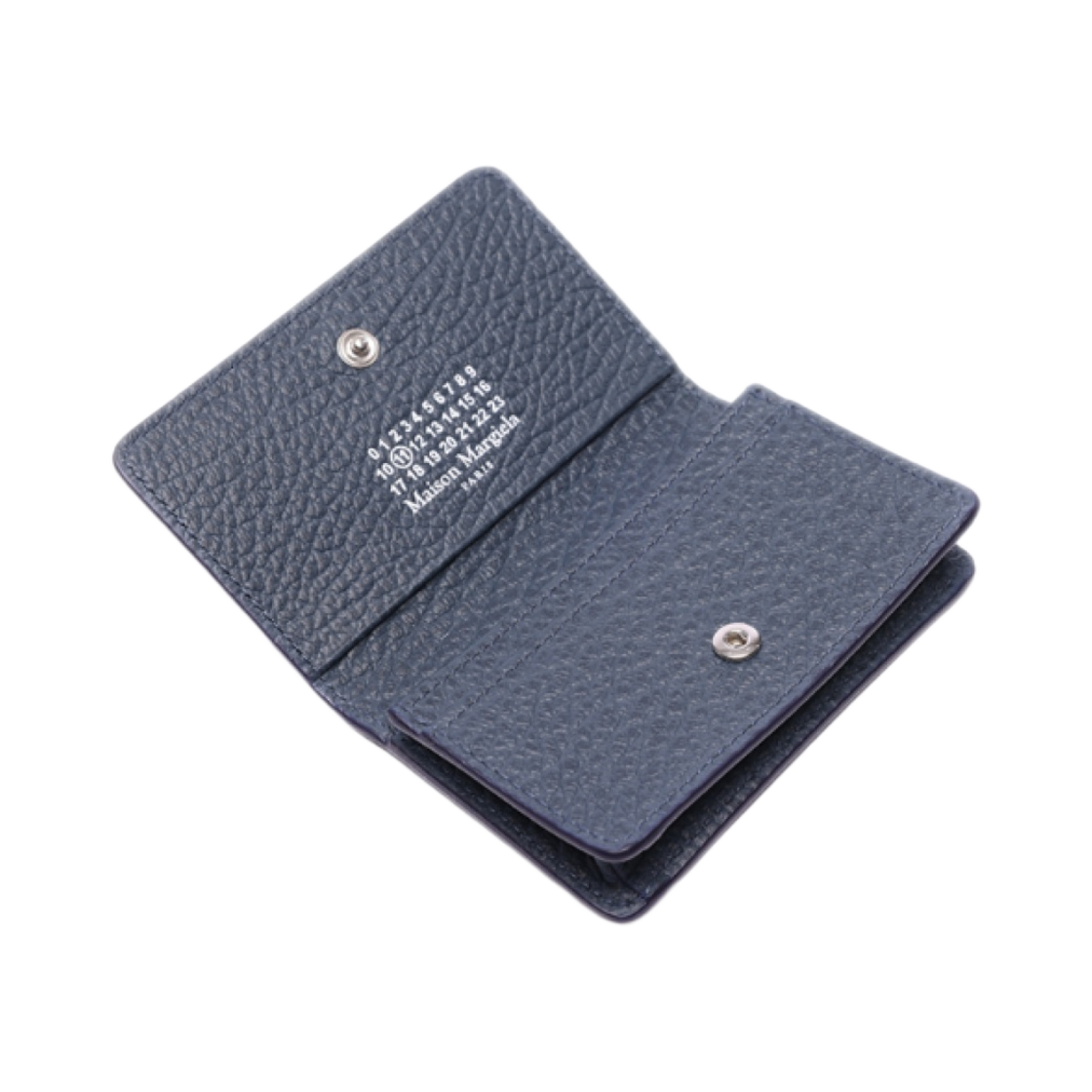 메종 마르지엘라 스티치 레더 플랩 카드 홀더 슬레이트 블루(Maison Margiela Stitch Leather Flap Card Holder Slate Blue) - 4